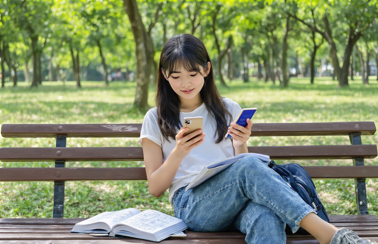 Study Anytime and Anywhere Without External Help
